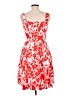 Covington 100% Cotton Hearts Red Cocktail Dress Size 10 - photo 2