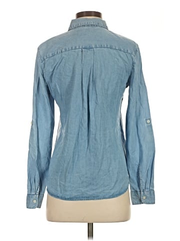 Ann Taylor LOFT Outlet Long Sleeve Button-Down Shirt (view 2)