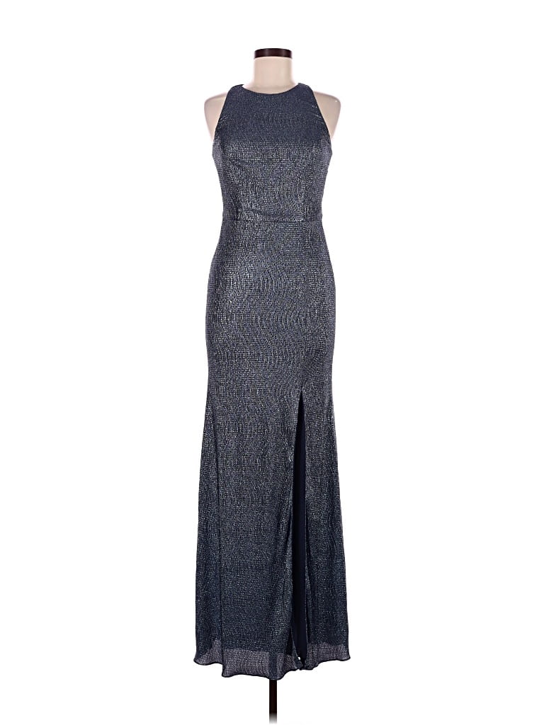 Dessy Collection Cocktail Dress In Silver