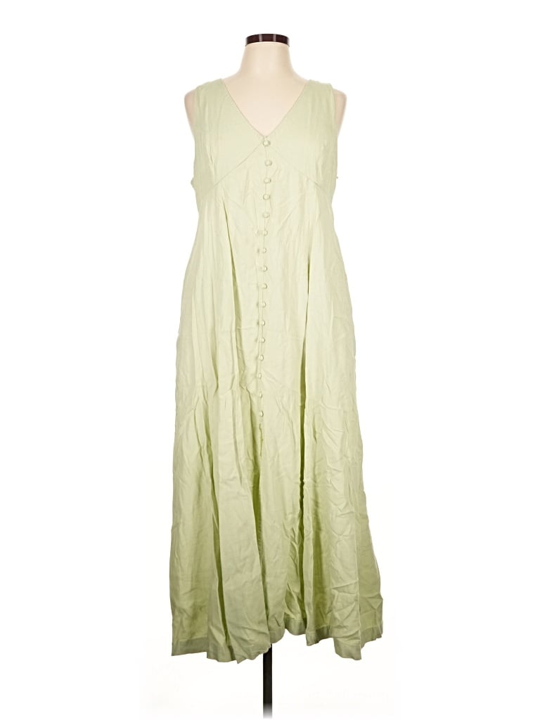 Pre-owned The Drop Casual Dress In Green