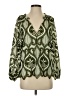 Caballero 100% Polyester Green 3/4 Sleeve Blouse Size XS - photo 1