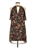 BCX 100% Polyester Floral Brown Casual Dress Size M - photo 2