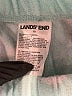 Lands' End 100% Polyester Stars Teal Green Casual Pants Size 10 - photo 3