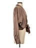 Glam 100% Polyester Brown Long Sleeve Blouse Size S - photo 4