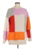 Target Color Block Orange Pullover Sweater Size M - photo 1
