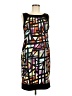 DressBarn Graphic Black Cocktail Dress Size 8 - photo 1