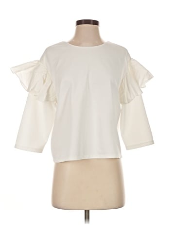 Mango 3/4 Sleeve Top (view 1)
