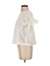 Mango 100% Polyester Ivory 3/4 Sleeve Top Size XS - photo 5
