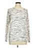 Buffalo by David Bitton Animal Print Silver Pullover Sweater Size M - photo 1