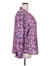 Grace Karin 100% Polyester Floral Purple 3/4 Sleeve Blouse Size XXL - photo 4