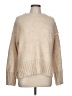 Happily Grey Solid Tan Pullover Sweater Size L - photo 1