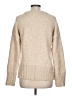 Happily Grey Solid Tan Pullover Sweater Size L - photo 2