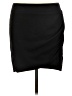 HELMUT Helmut Lang 100% Polyester Solid Black Casual Skirt Size L - photo 1
