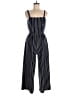 My Michelle 100% Polyester Stripes Blue Jumpsuit Size M - photo 1