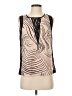 Robbi & Nikki 100% Polyester Tan Sleeveless Blouse Size S - photo 1