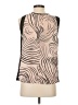 Robbi & Nikki 100% Polyester Tan Sleeveless Blouse Size S - photo 2