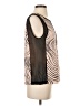 Robbi & Nikki 100% Polyester Tan Sleeveless Blouse Size S - photo 4