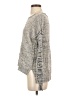 Rebecca Taylor Metallic Gray Pullover Sweater Size XS - photo 5