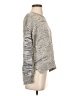 Rebecca Taylor Metallic Gray Pullover Sweater Size XS - photo 4