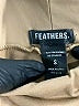 Feathers Solid Tan Active Pants Size S - photo 7