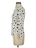 BLANK Silver Long Sleeve Turtleneck Size S - photo 5