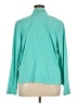 Chaps Teal 3/4 Sleeve Blouse Size XL - photo 2