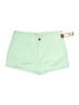 Merona 100% Cotton Solid Green Shorts Size 6 - photo 1