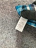 Express 100% Rayon Plaid Teal Long Sleeve Button-Down Shirt Size L - photo 8