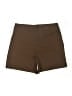 Unbranded Solid Brown Khaki Shorts Size M - photo 2