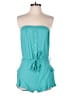Body Central Solid Teal Romper Size M - photo 1