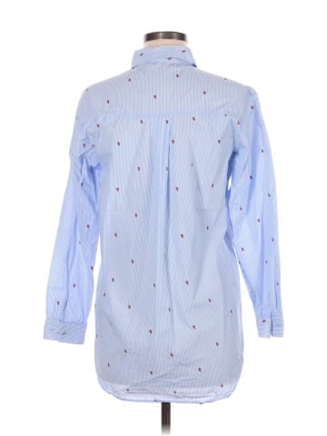 Zara Basic Long Sleeve Button-Down Shirt (view 2)