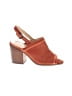 Sole Society Orange Sandals Size 7 1/2 - photo 1