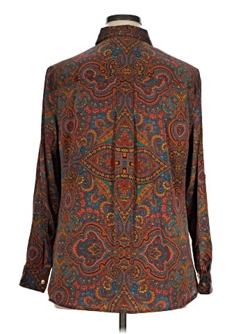 Jones New York Signature Long Sleeve Blouse (view 2)