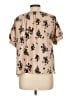 Shein Curve Tan Short Sleeve Blouse Size 12 Plus (0) - photo 2