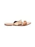 Josie 100% Leather Gold Sandals Size EU 38 1/2 - photo 1