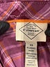 St. John's Bay Plaid Purple Long Sleeve Button-Down Shirt Size XS - photo 7