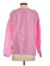 Talbots 100% Linen Pink Long Sleeve Henley Size S - photo 2