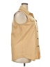 Tuckernuck Tan Sleeveless Button-Down Shirt Size XXL - photo 4