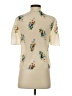 Madewell 100% Silk Ivory Short Sleeve Silk Top Size 0 - photo 2