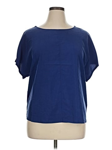 CALVIN KLEIN JEANS Short Sleeve Blouse (view 1)