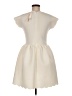 Aqua Solid Ivory Cocktail Dress Size M - photo 2