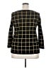 Nina Leonard Plaid Black Pullover Sweater Size 2X - photo 2