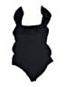 ASOS Design Solid Black One Piece Swimsuit Size 8 - photo 2