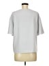 Uniqlo 100% Polyester Gray Short Sleeve Blouse Size M - photo 2