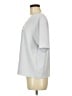Uniqlo 100% Polyester Gray Short Sleeve Blouse Size M - photo 5