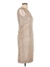 Max Mara 100% Polyester Tan Cocktail Dress Size 10 - photo 4