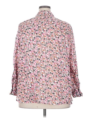 Tommy Hilfiger 3/4 Sleeve Button-Down Shirt (view 2)