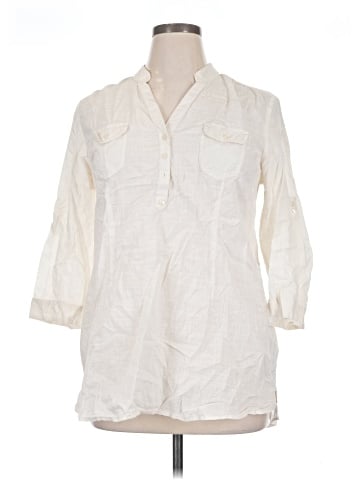 Tommy Hilfiger 3/4 Sleeve Button-Down Shirt (view 1)