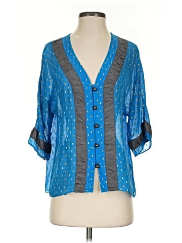 Plenty By Tracy Reese 3/4 Sleeve Silk Top (view 1)