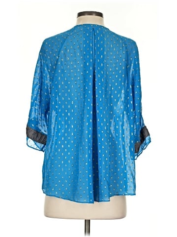 Plenty By Tracy Reese 3/4 Sleeve Silk Top (view 2)